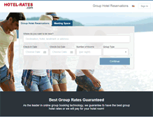 Tablet Screenshot of groups.hotel-rates.com